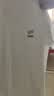 名创优品（MINISO）短袖t恤男士夏季新款重磅纯棉上衣服休闲宽松半袖体恤 白 XL 实拍图