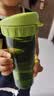特百惠（Tupperware）茶韵500ml塑料杯男女士学生运动水杯子大容量泡茶杯 罗勒绿 实拍图