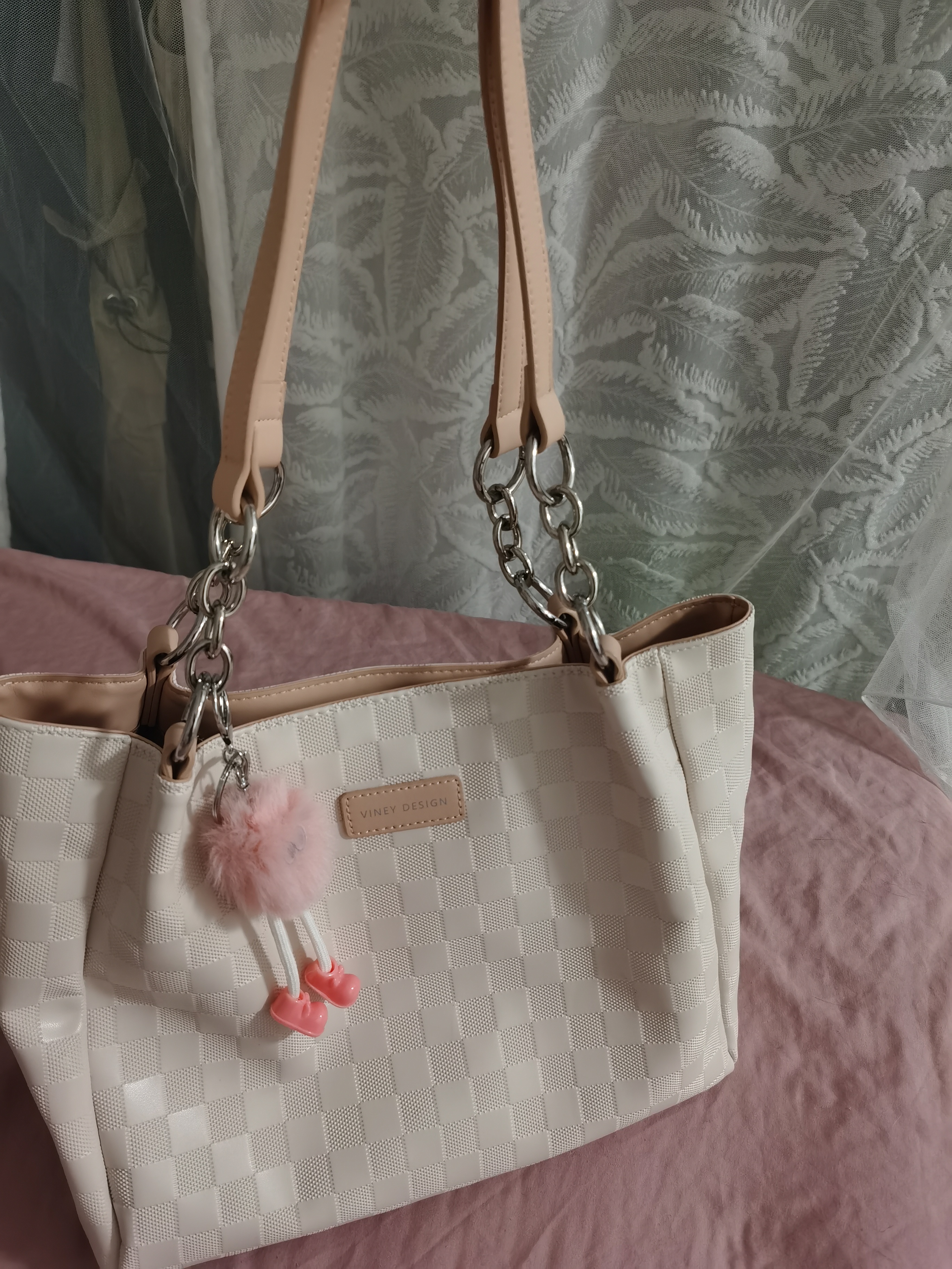 viney牛皮包包女包大容量托特包休闲手提单肩包生日礼物品牌送女友老婆 实拍图
