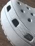 卡骆驰（CROCS）白鹿同款云朵洞洞鞋|206750 骨白色-2Y2 39(250mm) 实拍图