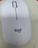 罗技（Logitech）M221 轻音鼠标 无线鼠标 办公鼠标 对称鼠标 带无线微型接收器 米白色 实拍图