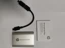 惠普（HP）1TB 移动固态硬盘P500（PSSD）USB3.2 ssd Type-C高速传输 超薄时尚 手机直连 银色 实拍图
