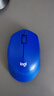 罗技（Logitech）M330 静音鼠标 无线鼠标 办公鼠标 右手鼠标 蓝色 带无线2.4G接收器 实拍图