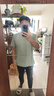 班尼路（Baleno）冰丝短袖t恤男夏季休闲潮流男士纯色网眼透气速干凉感半截袖衣服 实拍图