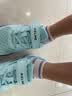 卡尔美（KELME）儿童足球鞋TF碎钉魔术贴免系带防滑耐磨球鞋 浅蓝  32  实拍图