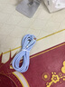艾昊者适用苹果数据线iPhone14/13/12/11promax/6s/7/8plus液态软胶充电线带灯手机通用快充 自带柔和灯【蓝色】液态防断耐用线材 2米 实拍图