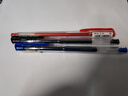 uni三菱 uni-ball UM-100黑红蓝中性笔高颜值0.5mm签字笔商务学生考试刷题专用水笔水性笔 3支 实拍图