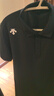 迪桑特（DESCENTE）TRAINING男士TOYOBO吸湿速干防晒UPF50+短袖POLO衫夏季新款 BK-黑色 M (170/92A) 晒单实拍图