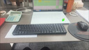 罗技（Logitech）MK220 键鼠套装 无线键鼠套装 办公键鼠套装  多媒体键鼠套装 带无线2.4G接收器 黑色 实拍图