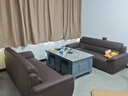 紫桐家居（Z-Tong Furniture）岩板功夫茶几客厅家用带烧水多功能一体嵌入式茶台办公室泡茶桌椅 胡桃色+实木茶盘 (茶具全套） 120*65【不锈钢底部上水】 实拍图