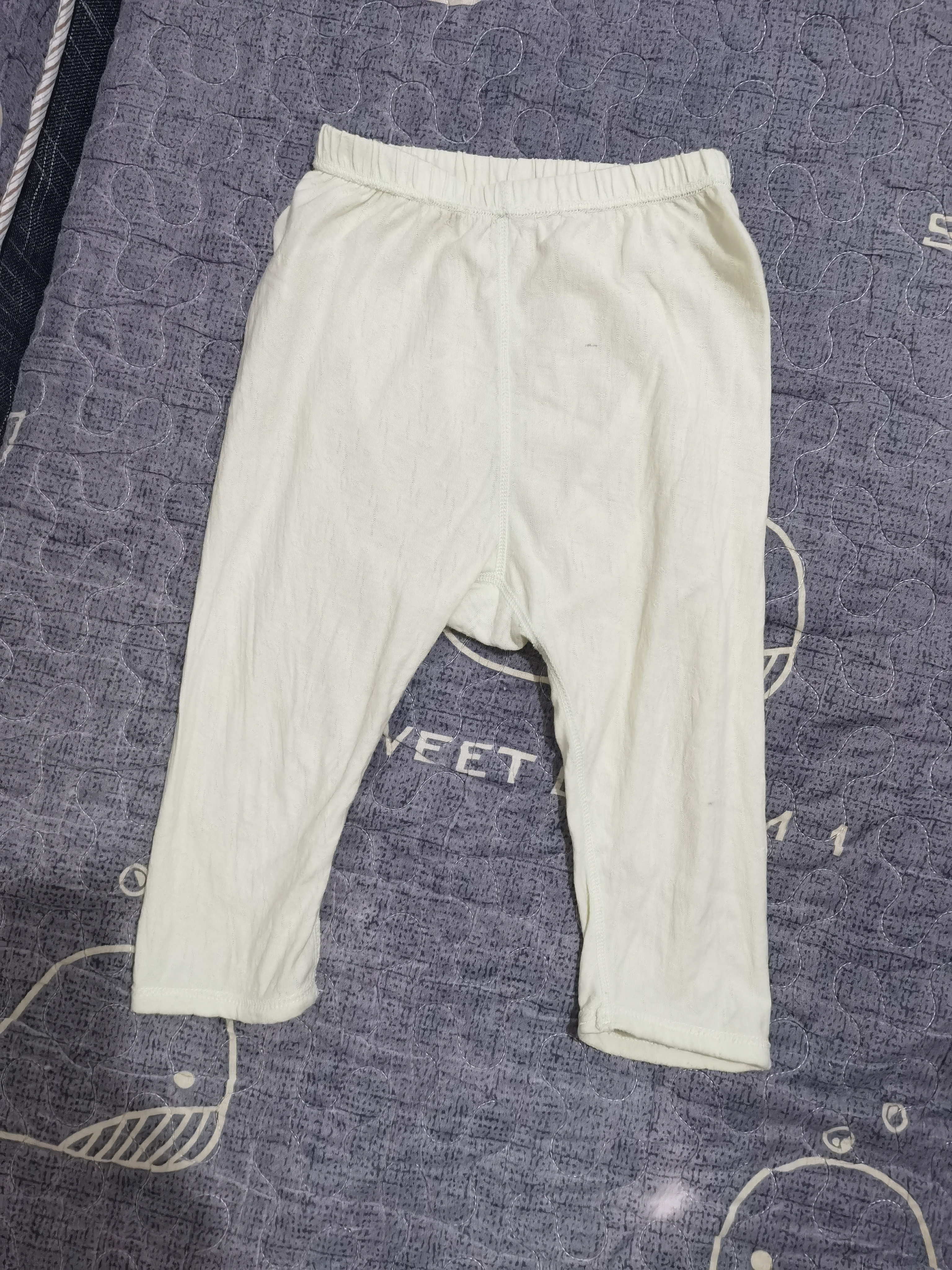 Aengbay昂贝 婴儿睡衣套装薄款秋衣秋裤宝宝秋装大PP裤新生儿衣服纯棉 绿色 80 实拍图