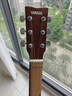 雅马哈（YAMAHA）FS400CSMB 原声款云杉木初学者入门民谣缺角吉他40英寸烟熏黑哑光 实拍图