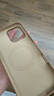 W&P适用苹果16promax手机壳iphone16promax磁吸款液态硅胶保护套亲肤手感全包防摔男女新款沙漠金wp 实拍图