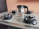 【京东物流】茶壶套装整套茶具大容量玻璃茶杯带滤网耐高温泡茶具 1000ML一壶+四杯套装【无茶盘】 实拍图