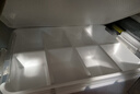 禧天龙玩具收纳箱透明双层带提手大容量储物盒积木收纳盒 43升透明白 实拍图