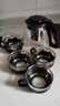 【京东物流】茶壶套装整套茶具大容量玻璃茶杯带滤网耐高温泡茶具 1000ML一壶+四杯套装【无茶盘】 实拍图
