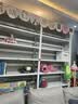 豫正家用书架2.4m七层家庭图书馆书架落地多层钢制学生宝宝图书架 珍珠白7层单面2.4m高1.0m主架 实拍图