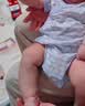 优衣库婴幼儿网眼包臀衣/短袖/1件装宝宝衣服连体衣481772 63 天蓝色 70cm 实拍图