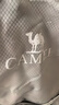 骆驼（CAMEL）轻便双肩背包男纯色折叠包户外休闲旅行登山包女 133DB02006 浅灰 实拍图