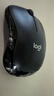 罗技（Logitech）M220 轻音鼠标 无线鼠标 办公鼠标 对称鼠标 带无线微型接收器 灰黑色 实拍图