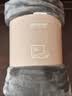 京东京造经典法兰绒毯 1150g空调被加厚双面沙发午睡盖毯 高级灰1.5x2m 实拍图