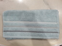金号纯棉毛巾 洁面巾 A类全棉洗脸运动毛巾蓝色1条70*33cm/100g 实拍图
