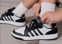 adidas ENTRAP美式校园风运动少年感复古篮球风板鞋男女阿迪达斯   白色/黑色   43 实拍图