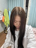 OKCS染发膏 亚麻色染发剂 植物纯男女免漂自己在家染发亚麻灰棕长发装 实拍图