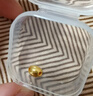 御邪黄金3D硬足金招财元宝小元宝999本命年男女宝宝diy手链春节礼物 足金元宝:约0.1g 实拍图
