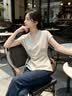 拉夏贝尔（La Chapelle）【超热卖】广州十三行品质夏季女士高端T恤上衣不规则V领衬衫 实拍图