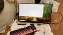 惠普（HP）GK200机械键盘有线办公游戏键盘 20种背光灯效 87键电竞键盘鼠标套装电脑外设键鼠 侧刻黑莓粉【键鼠套装-茶轴】 实拍图