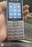 诺基亚（NOKIA）210 4G全网通 微聊语音视频 定位AI双卡双待 直板按键学生老人老年人功能机备用手机 银色 实拍图