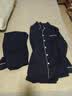 京东京造10A抑菌纯棉睡衣男衣服夏季套装A类一等品50支情侣家居服绀青XL 实拍图