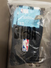 NBA袜子男士跑步运动袜吸汗抗菌防臭消臭黑色棉袜中筒篮球袜3双 实拍图