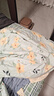 京东京造全棉四件套 国标A类 仿麻空气洗 纯棉透气床单被套枕套床上四件套 1.8米床 清新勿忘我 实拍图