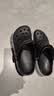 卡骆驰（CROCS）贝雅卡骆班洞洞鞋|205089 黑色/白色-066   36 /37(220mm)   实拍图