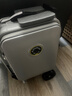 爱尔威（Airwheel）电动行李箱可骑行智能拉杆箱可坐可代步20英寸登机箱 青春版—银 实拍图