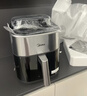 美的（Midea）智烤双显双热源空气炸锅【价保618】0涂层钛钢空气炸锅蒸烤一体2026新款 家用大容量6.5L KZC6555J 实拍图