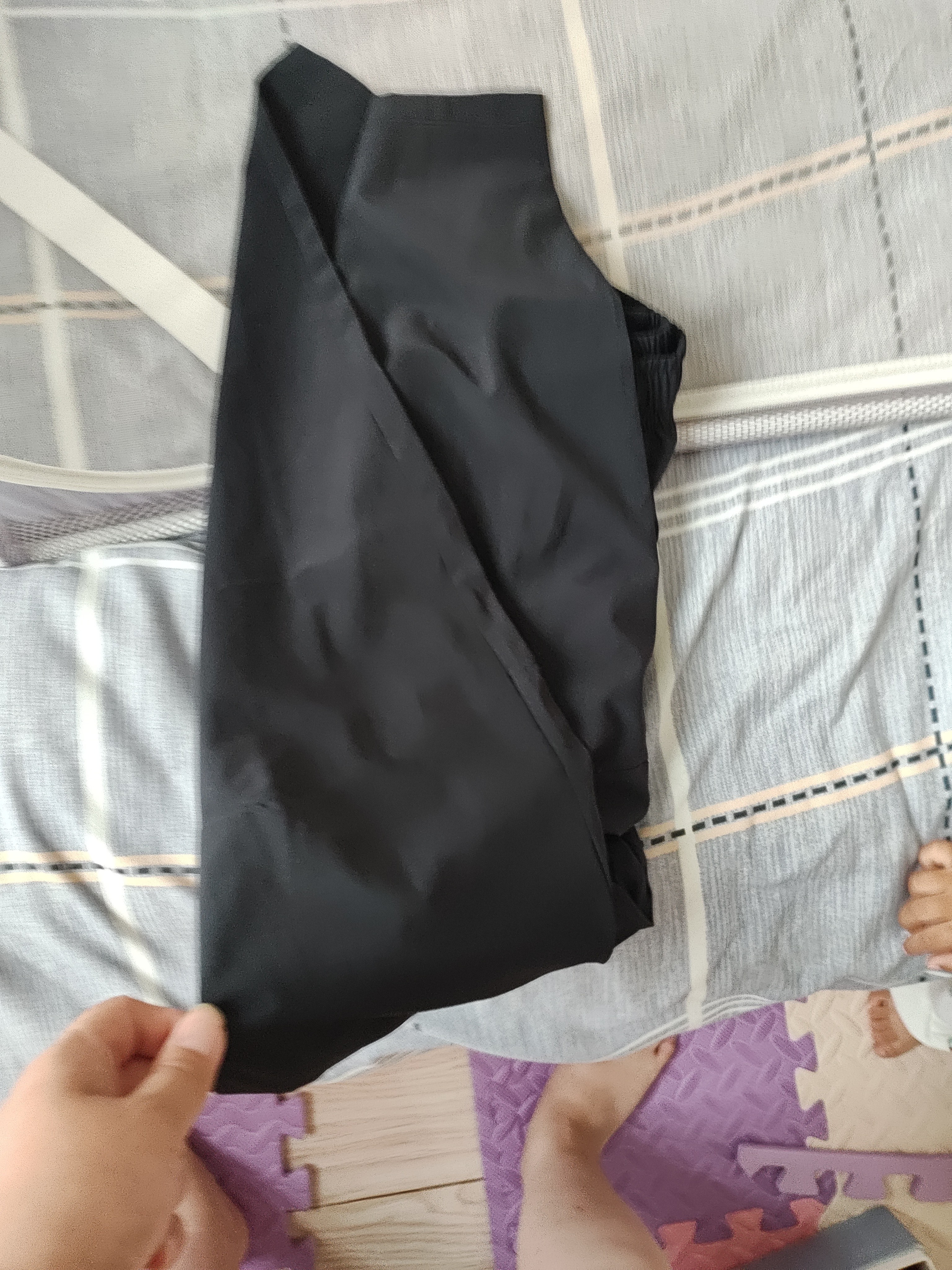 安踏（ANTA）女裤冰丝速干运动裤女夏季新款薄款透气直筒裤休闲长裤女 【夏季新款冰丝速干女裤-拉链口袋】基础黑 XL (175/推荐125-140斤) 实拍图