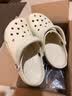 卡骆驰（CROCS）经典洞洞鞋新款送女友礼物10001 2Y2象牙白 37-38 实拍图