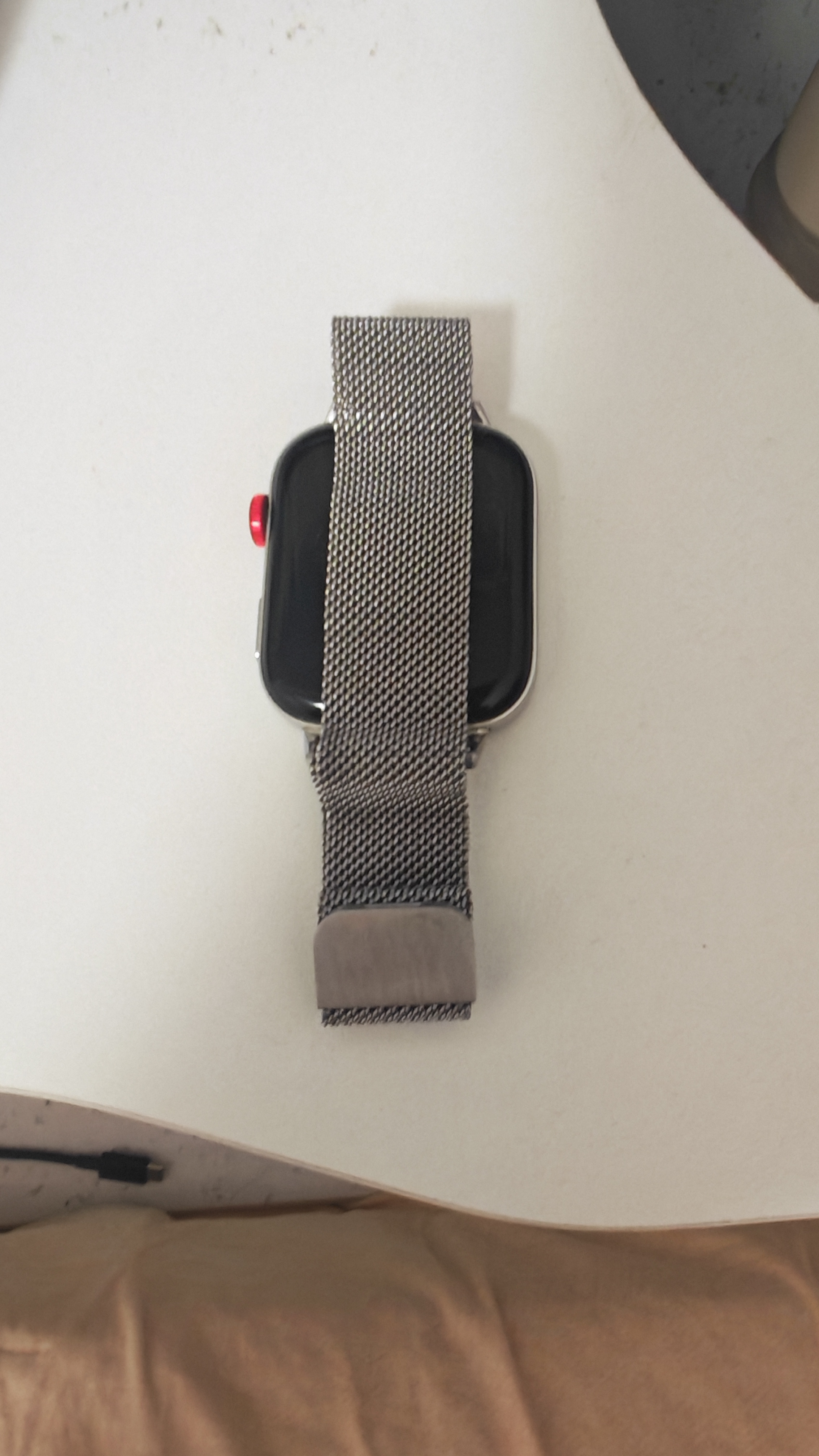码仕适用华为fit3/4/4pro手表表带米兰尼斯磁吸扣夏天watch fit3/4手环防水运动腕带银色 实拍图