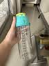 乐扣乐扣（LOCK&LOCK）儿童水杯甜甜圈吸管杯tritan材质学生户外拎手背带杯子460ml绿 实拍图