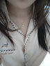 Fanci范琦x宫主福气平安扣和田玉项链银女款轻奢高级感女士生日礼物 实拍图