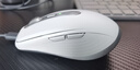 罗技（Logitech）MX Anywhere 3S无线鼠标 无线蓝牙鼠标充电办公静音家用鼠标双模苹果MAC ipad双滚轮模式 跨屏传输 Anywhere3s太空银+Bolt接收器 实拍图