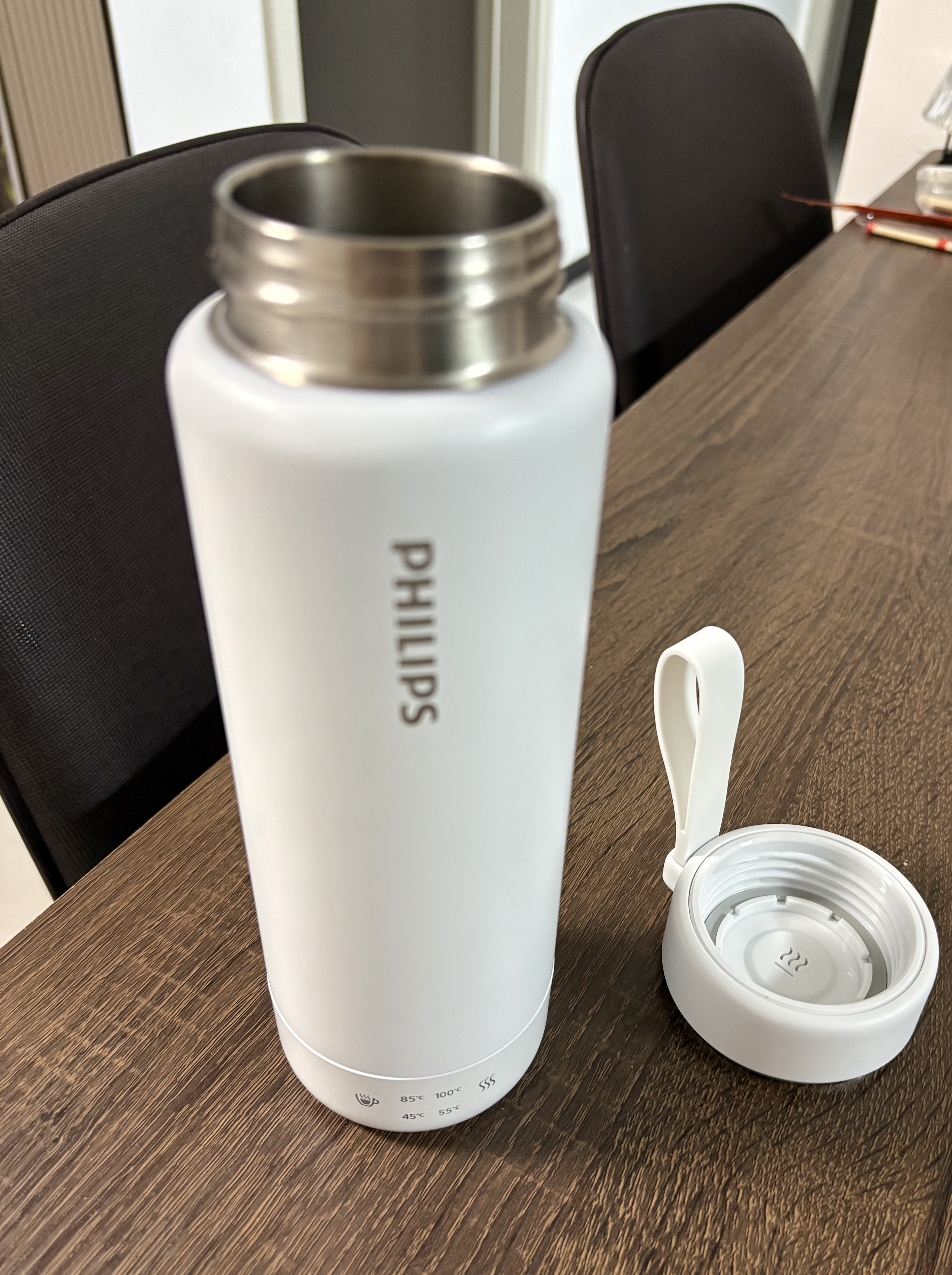 飞利浦（PHILIPS）烧水杯保温杯加热水杯壶迷你便携式旅行出差恒温杯男女士七夕礼物 实拍图