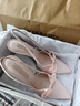 CHARLES&KEITH缎面蝴蝶结尖头高跟凉鞋女生日礼物送女友CK1-60361556 Light Pink浅粉色 37 实拍图