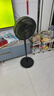 美的（Midea）【超级单品】七叶轻音立式电风扇家用柔风落地扇台式桌面小型风扇大风量节能摇头宿舍电扇 SAF30AB 实拍图