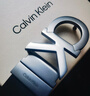 Calvin KleinJeans【父亲节礼物】男士真皮休闲ck双面字母带头牛皮革腰带皮带 003-太空黑 95cm 实拍图