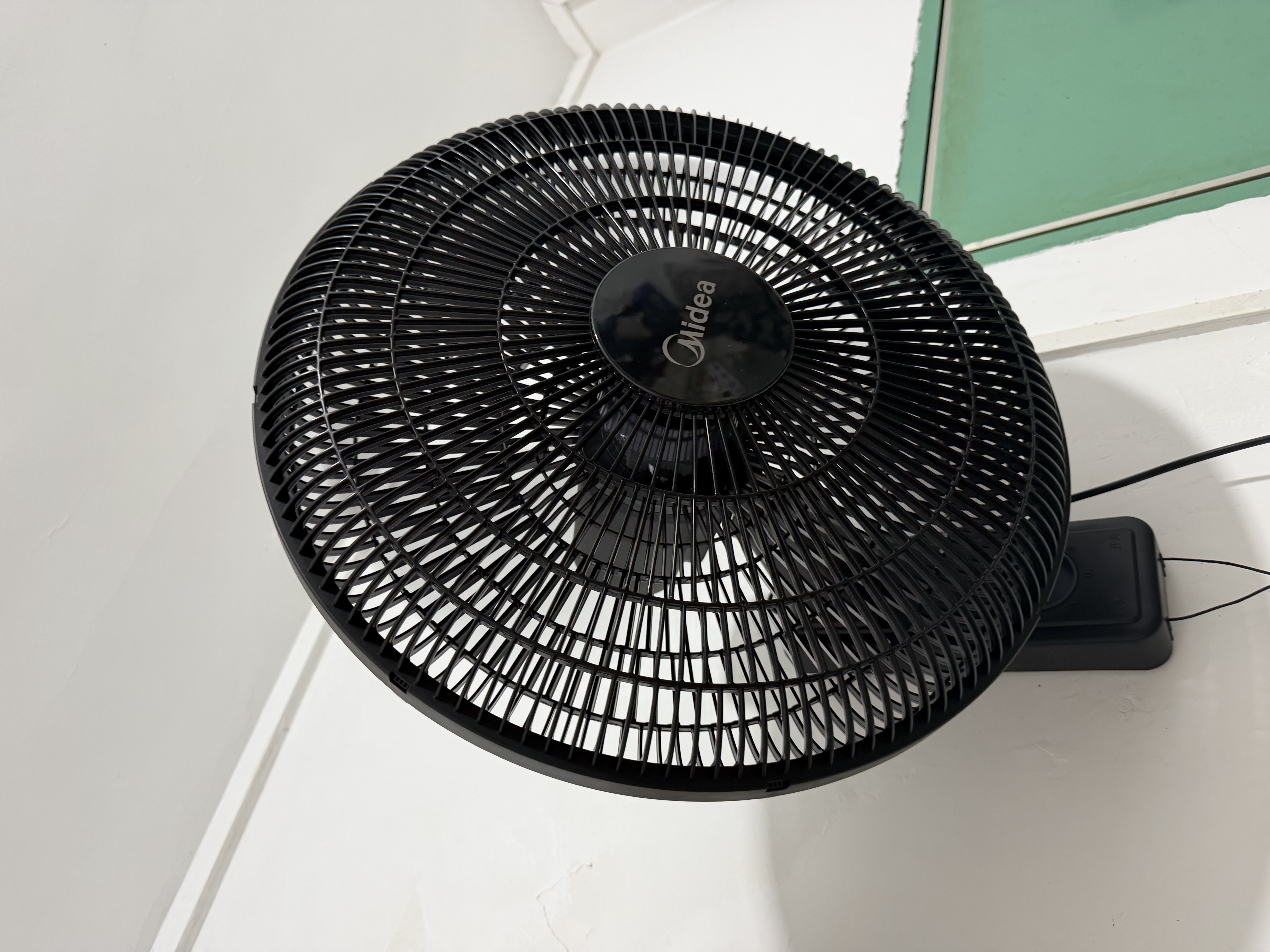 美的（Midea）电风扇商用壁扇壁挂式风扇工业工程扇家用摇头转页扇餐厅客厅安静低音 FW45-23E【尺寸升级 透凉大风】 家用壁挂式 实拍图