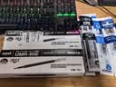 uni三菱 uni-ball UMR-85N按动笔芯0.5mm中性笔蓝色替芯 适用签字笔UMN-155 105 152 207等系列 3支 实拍图